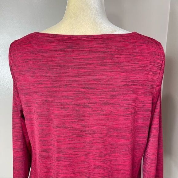 Sag Harbor Stretch Women Cowl top Red Sz PL Super stretch - Picture 5 of 12